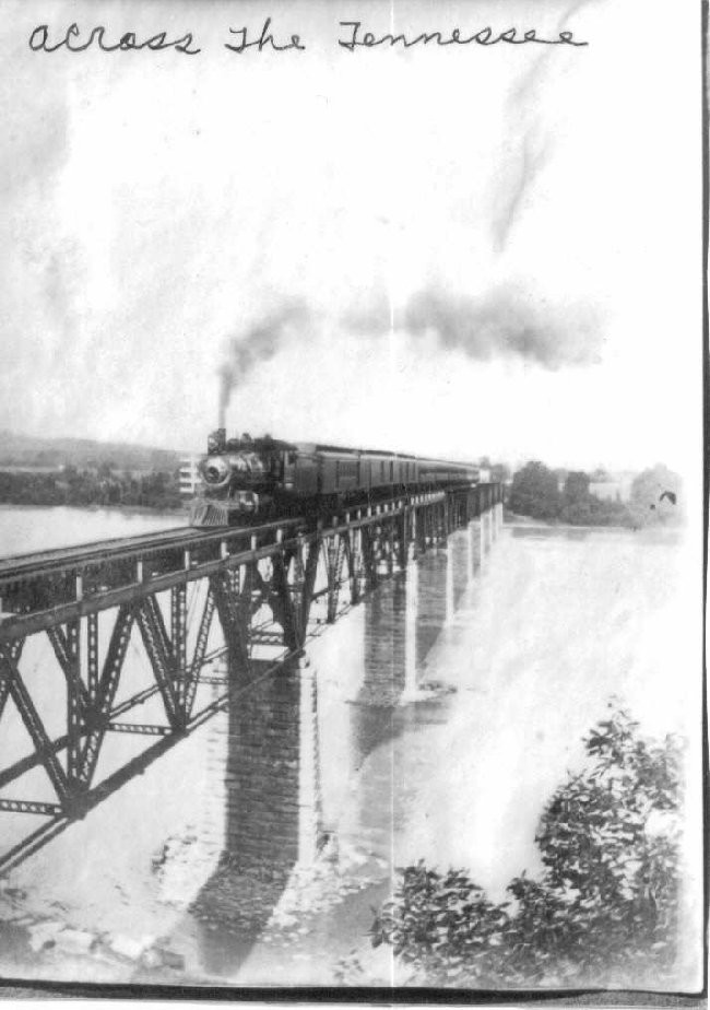 Railroad bridge at Bridgeport, Alabama