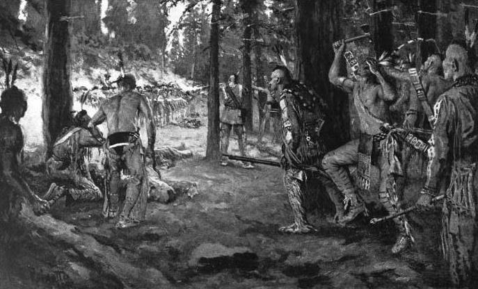 The Cherokee attack on the retreating Fort Loudoun garrison, August 1760