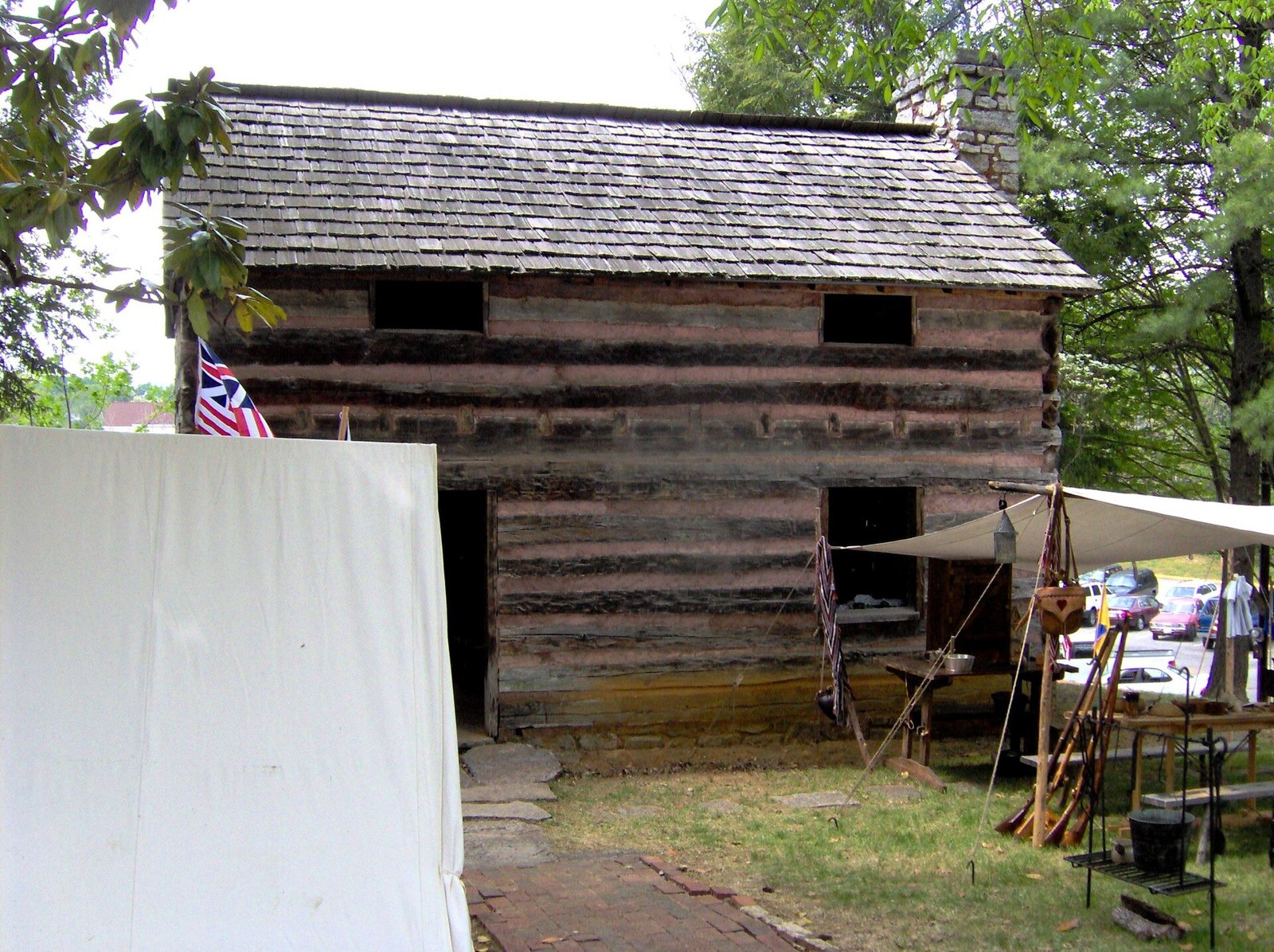 Replica of the State of Franklin capitol at Greeneville