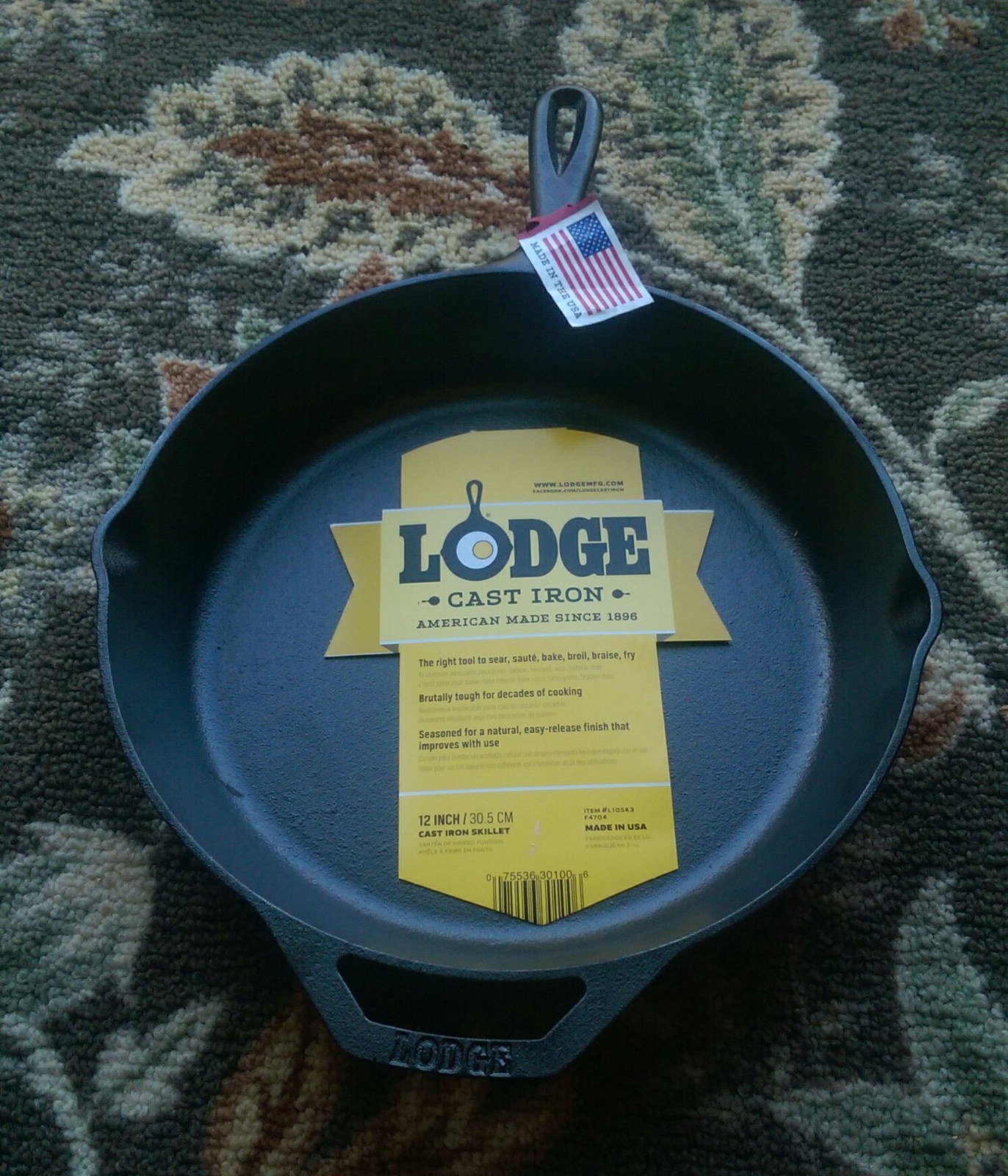 Lodge cast-iron skillet