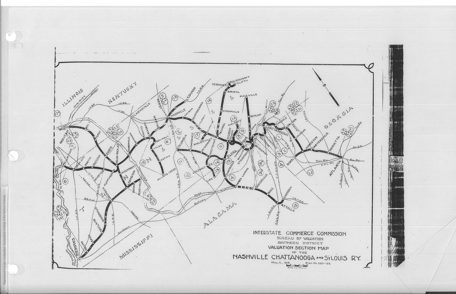 Marion County rail network map