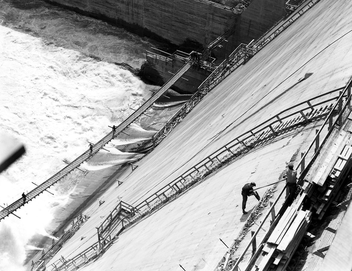 TVA Norris Dam construction, 1936