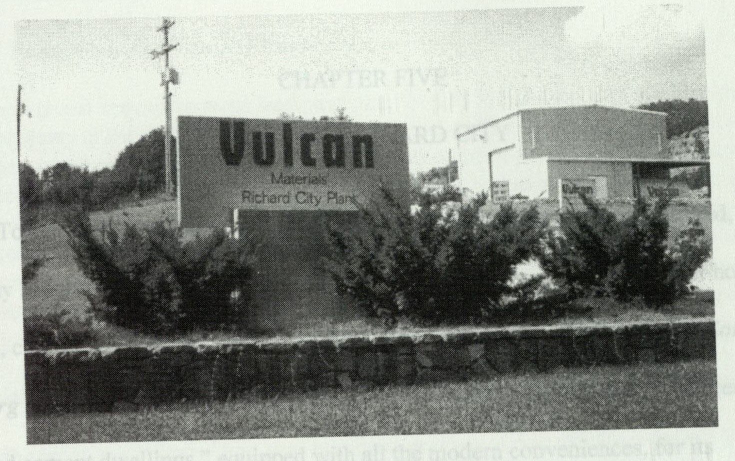 Vulcan Materials plant at Richard City