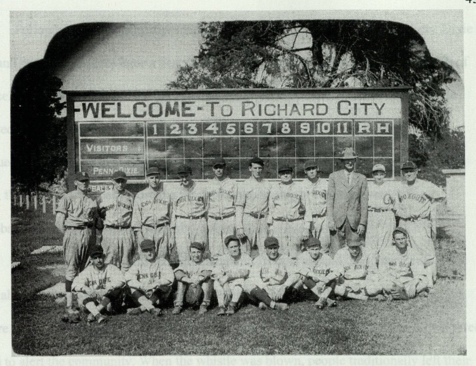 Penn-Dixie baseball team