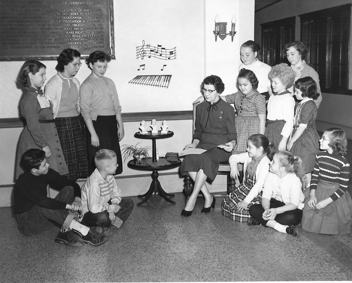 Musical display at Richard Hardy Memorial School