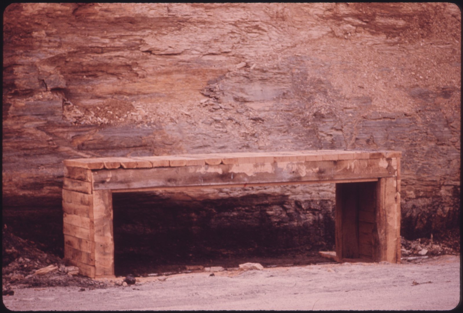 Tennessee Consolidated Coal mine entrance near Jasper, 1974